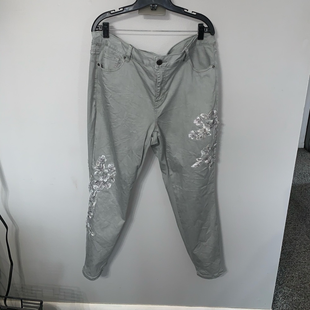 Grey Super Stretch Skinny